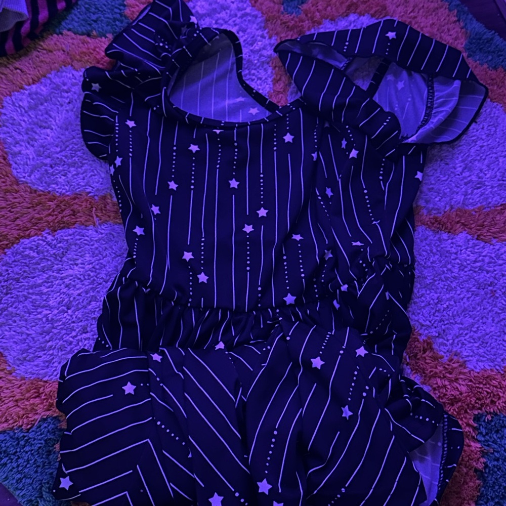 Dot Dot Smile black Starry Kids Dress